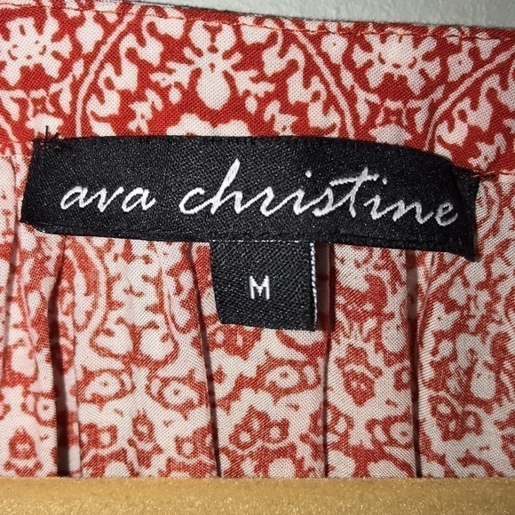 Ava Christine Boho Top Size Medium​​​​ - Picture 3 of 6